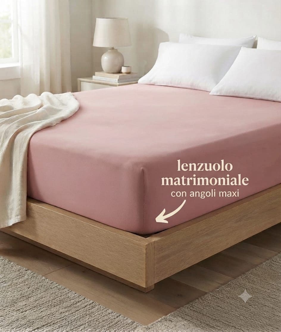 Lenzuolo Sotto Suprema con Angoli Maxi Singolo – Tinta Unita Puro Cotone 90x200+25 cm - 14