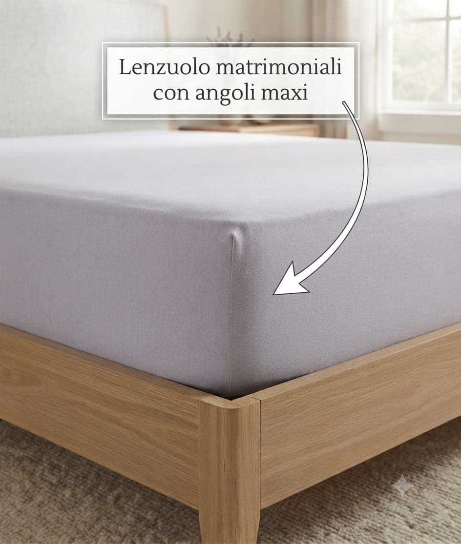 Lenzuolo Sotto Suprema con Angoli Maxi Singolo – Tinta Unita Puro Cotone 90x200+25 cm - 19
