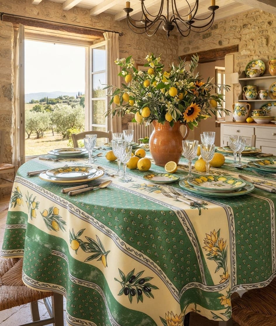 Tovaglia da Tavola Vivy Victoria Casa X12 Antimacchia No Stiro - 3