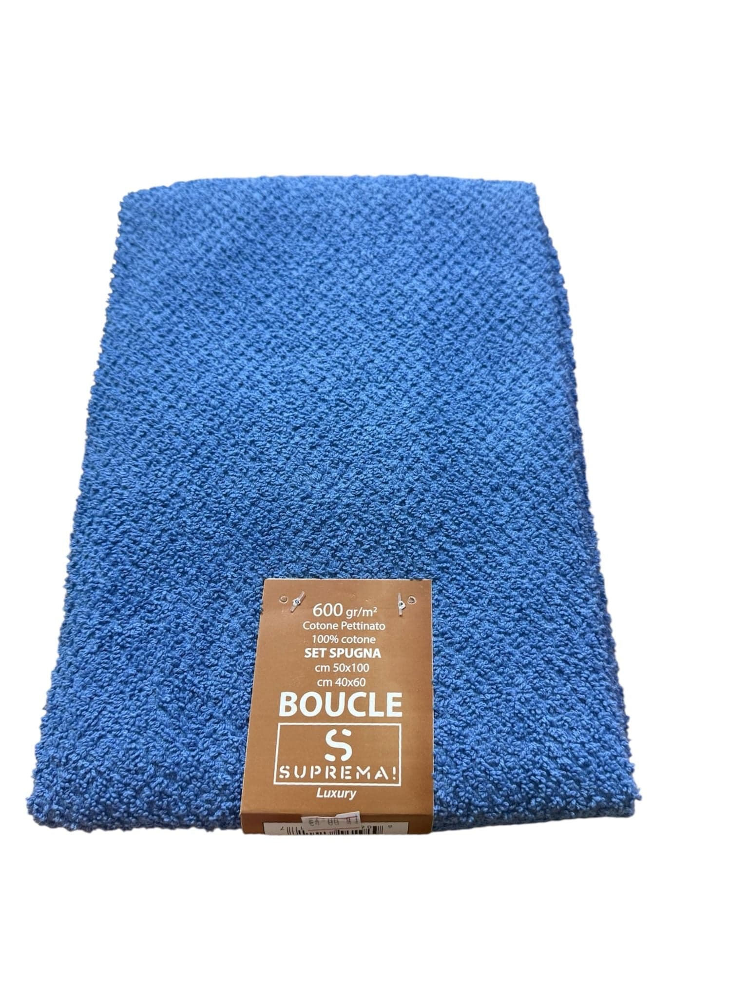 Set Asciugamani Suprema Bouclé 1+1 – 100% Cotone Pettinato, 600 gr/mq - 3