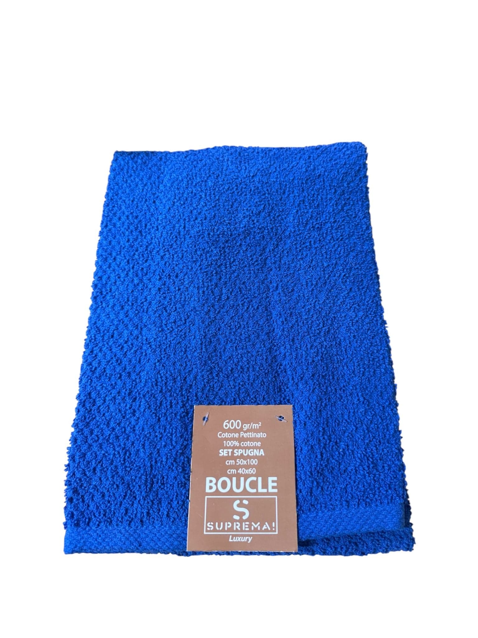 Set Asciugamani Suprema Bouclé 1+1 – 100% Cotone Pettinato, 600 gr/mq - 8
