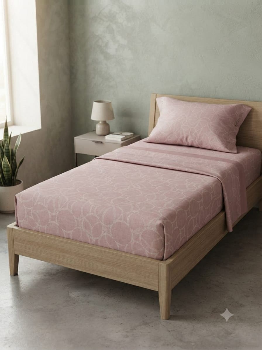 Completo Lenzuola Singolo Mendy Angel’s Collection – 100% Cotone - 2