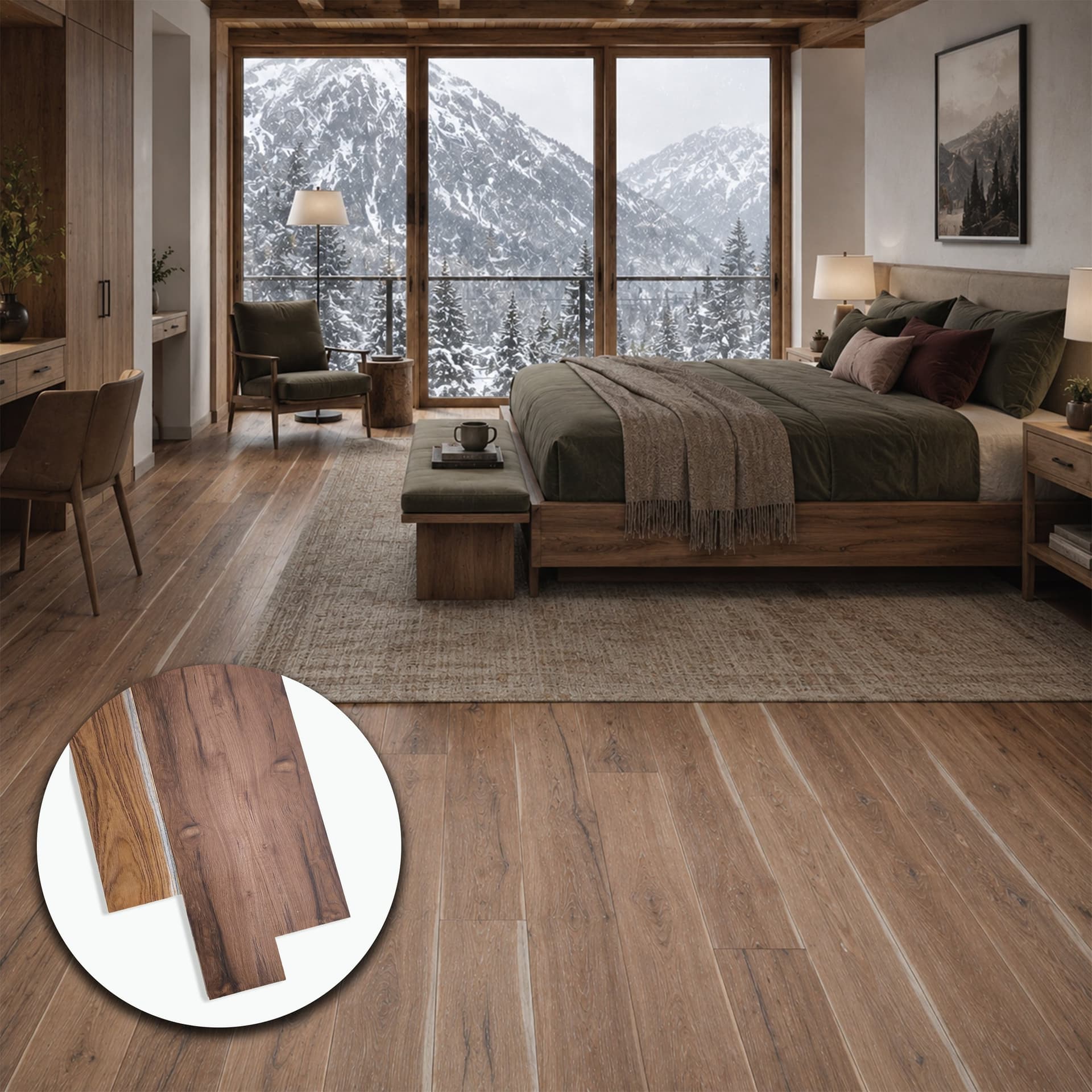 Parquet Prefinito in Teak Burma Garbelotto Alburnato Spazzolato Verniciato Opaco Senza Bisello 10x145x1500/2150 mm – Lotto 16 mq - 2
