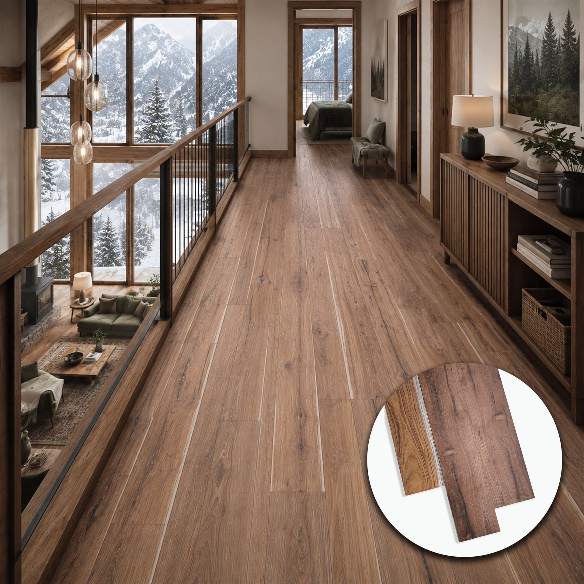 Parquet Prefinito in Teak Burma Garbelotto Alburnato Spazzolato Verniciato Opaco Senza Bisello 10x145x1500/2150 mm – Lotto 16 mq - 3