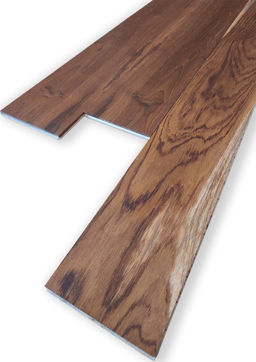 Parquet Prefinito in Teak Burma Garbelotto Alburnato Spazzolato Verniciato Opaco Senza Bisello 10x145x1500/2150 mm – Lotto 16 mq - 7