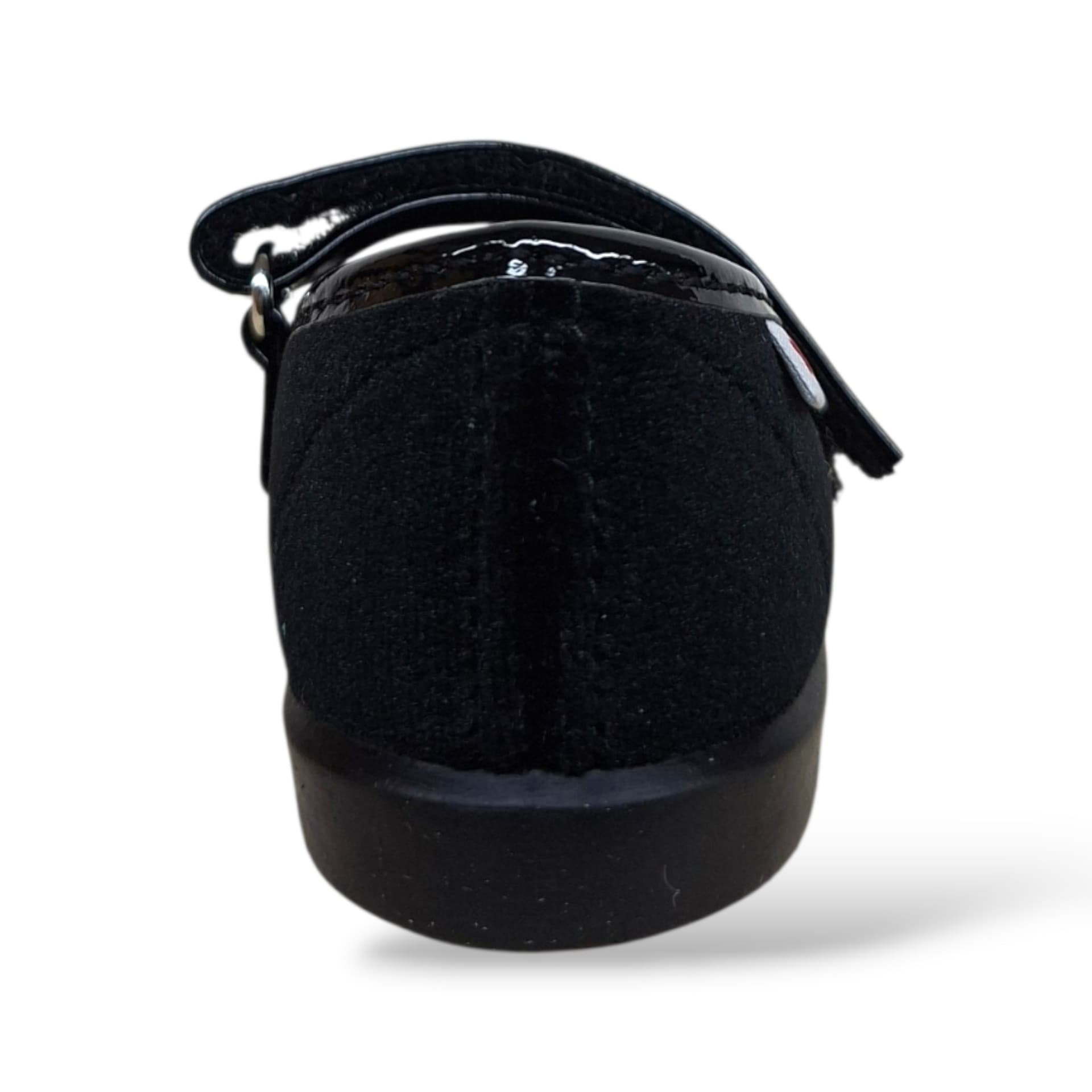 VUL-LADI Candy Ballerine Bambine Nero | Taglia 19-22 | Velluto Velcro | Scarpetteria Gica - 3