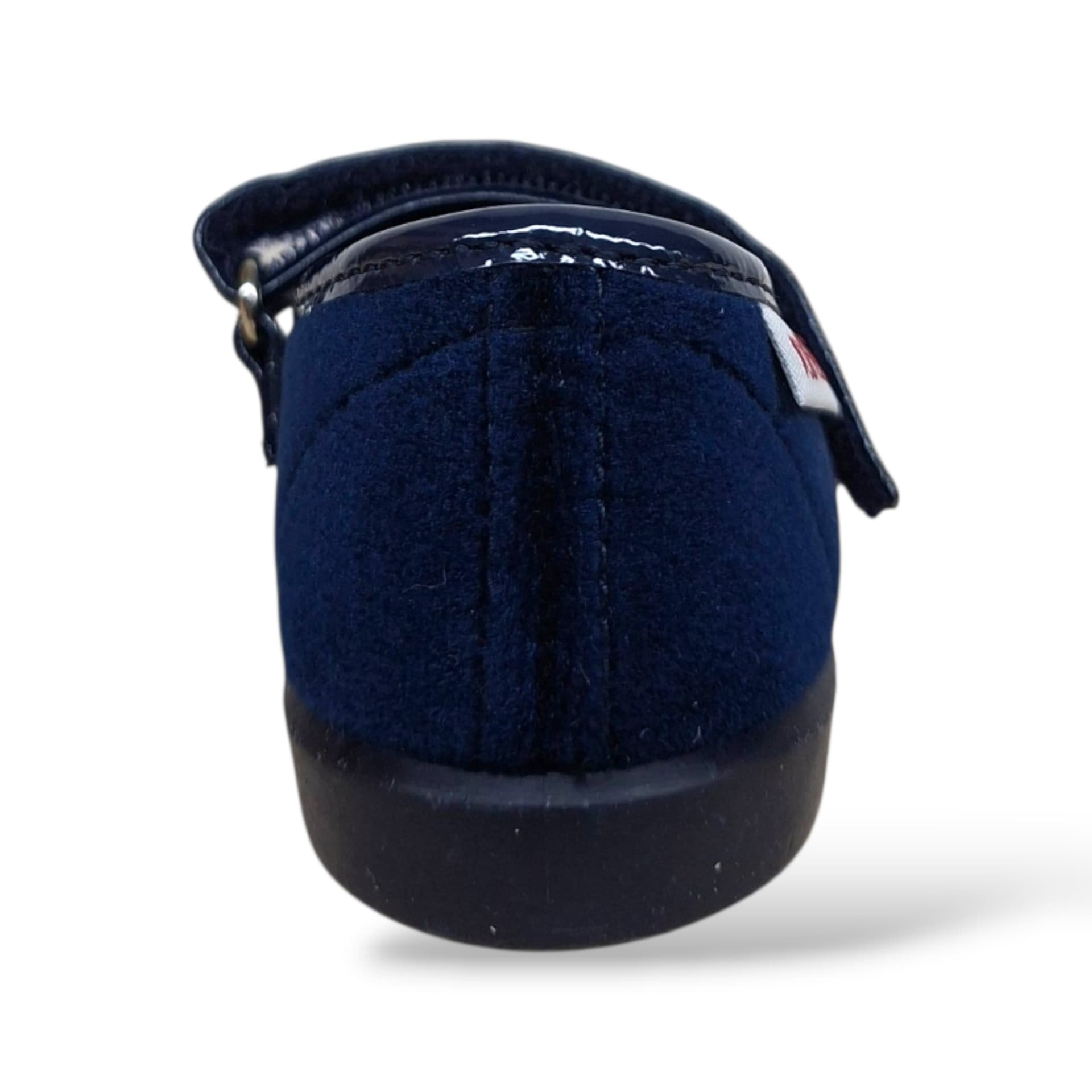 VUL-LADI Candy Ballerine Bambine Blue | Taglia 19-22 | Velluto Velcro | Scarpetteria Gica - 3