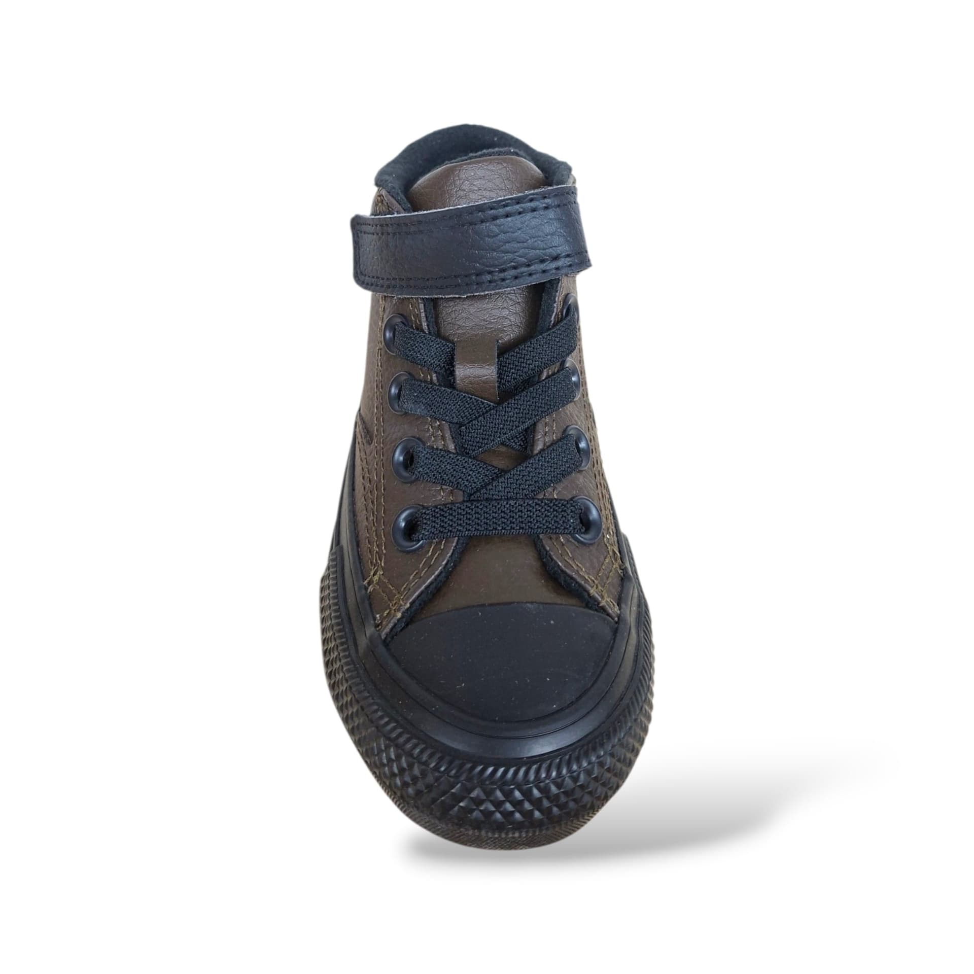 Scarpe sneakers Bambini e ragazzi converse malden street A18062C marrone-nero laccio elastico e velcro - 5