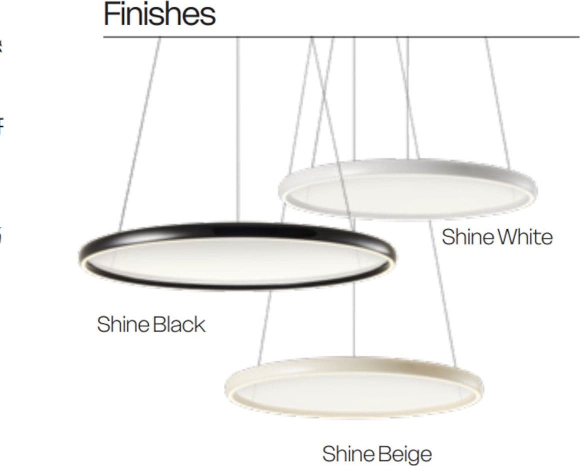 Lampadario moderno Redo Group VANCE small LED 70W CCT dimmerabile telecomando - 8