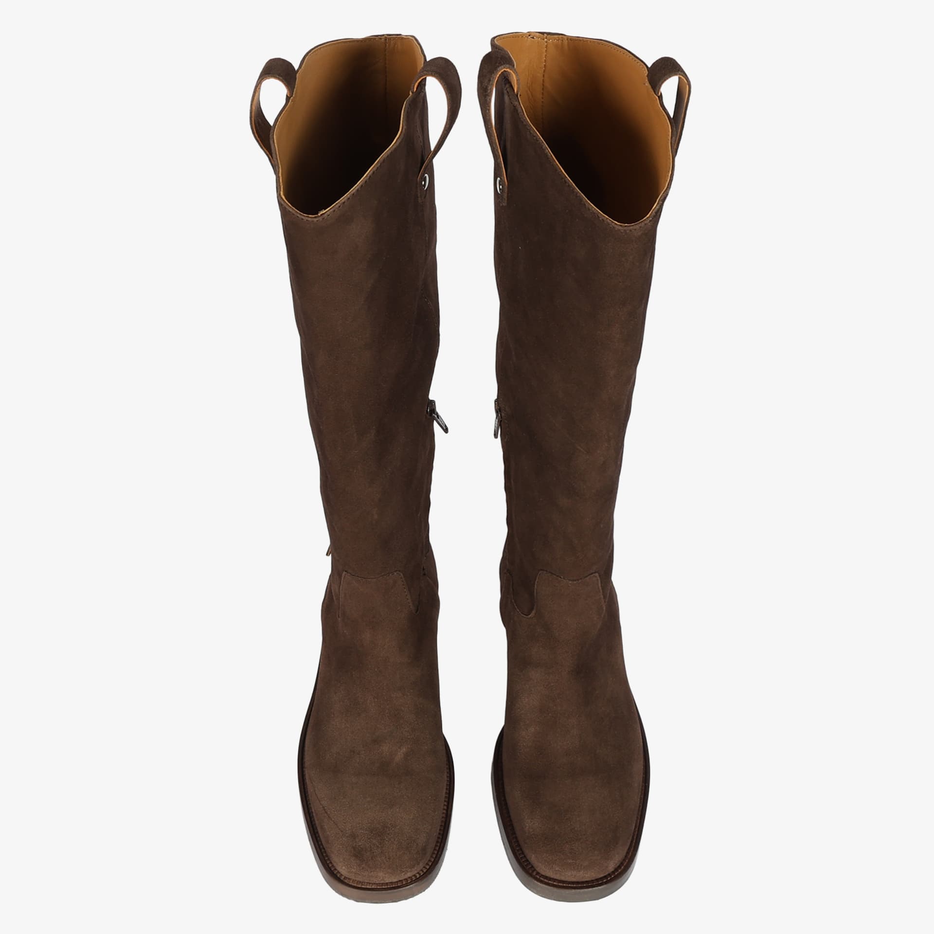 Emanuelle Vee stivali donna Royal Kobe in pelle scamosciata dark brown - 2