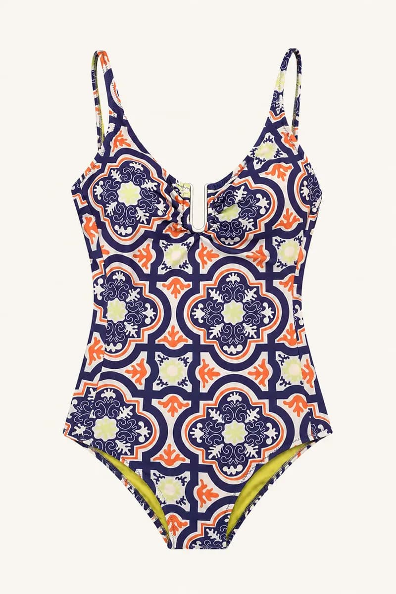 Costume intero fantasia scollo a V schiena | JUSTMINE - 3