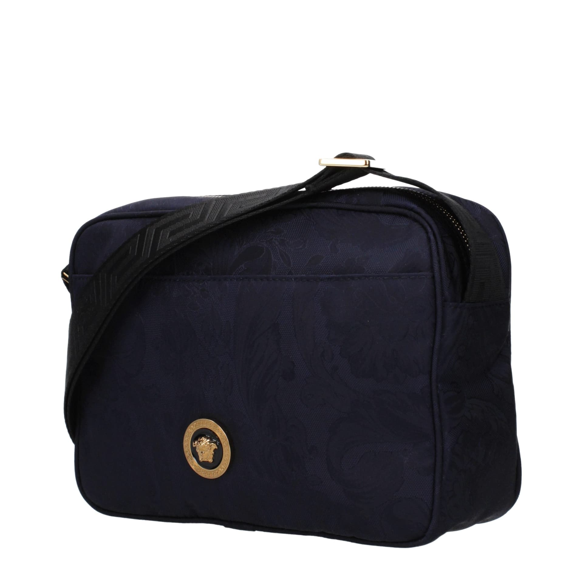 Versace Blue Fabric Crossbody Bag - 2