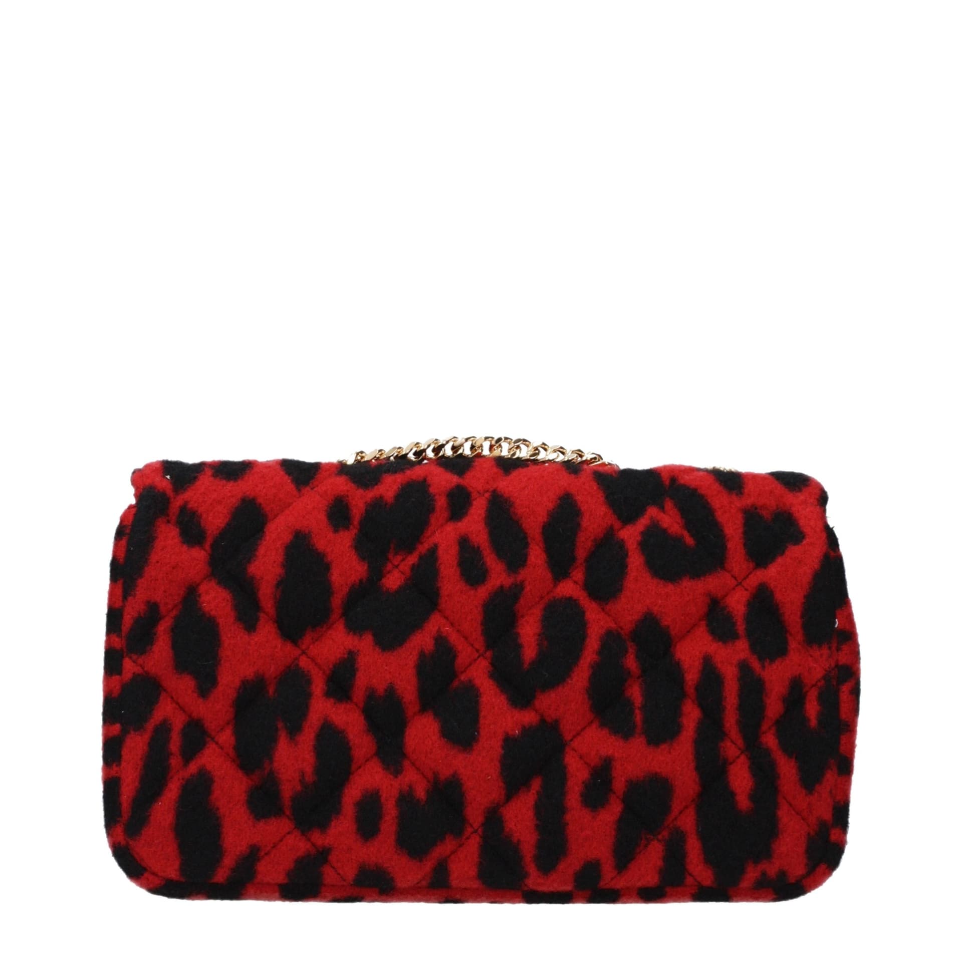 Versace Red Wool Shoulder Bag - 3