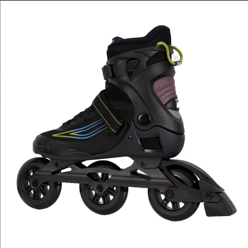 Pattini Inline FILA Legacy Pro 100 Uomo – 3 Ruote 100 mm ABEC 7 nero - verde - blu - 3
