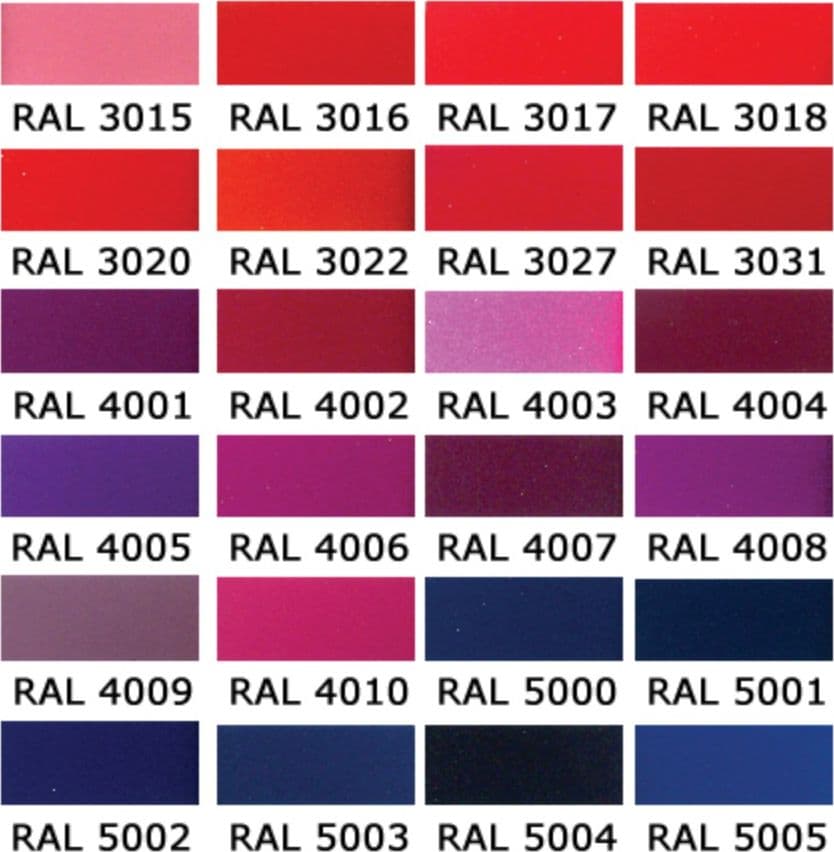 Royaltix 750ml, tutti i RAL serie 3000, smalto all' acqua vernice diretta su lamiera, acciaio e alluminio - 8