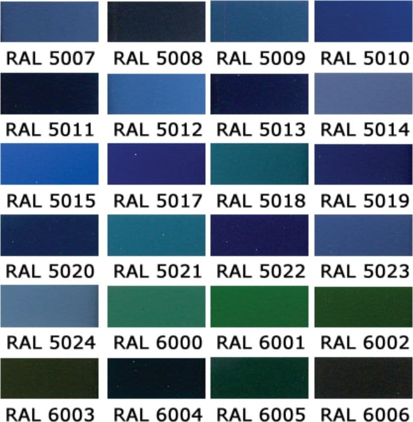 Royaltix 750ml, tutti i RAL serie 6000, smalto all' acqua vernice diretta su lamiera, acciaio e alluminio - 7