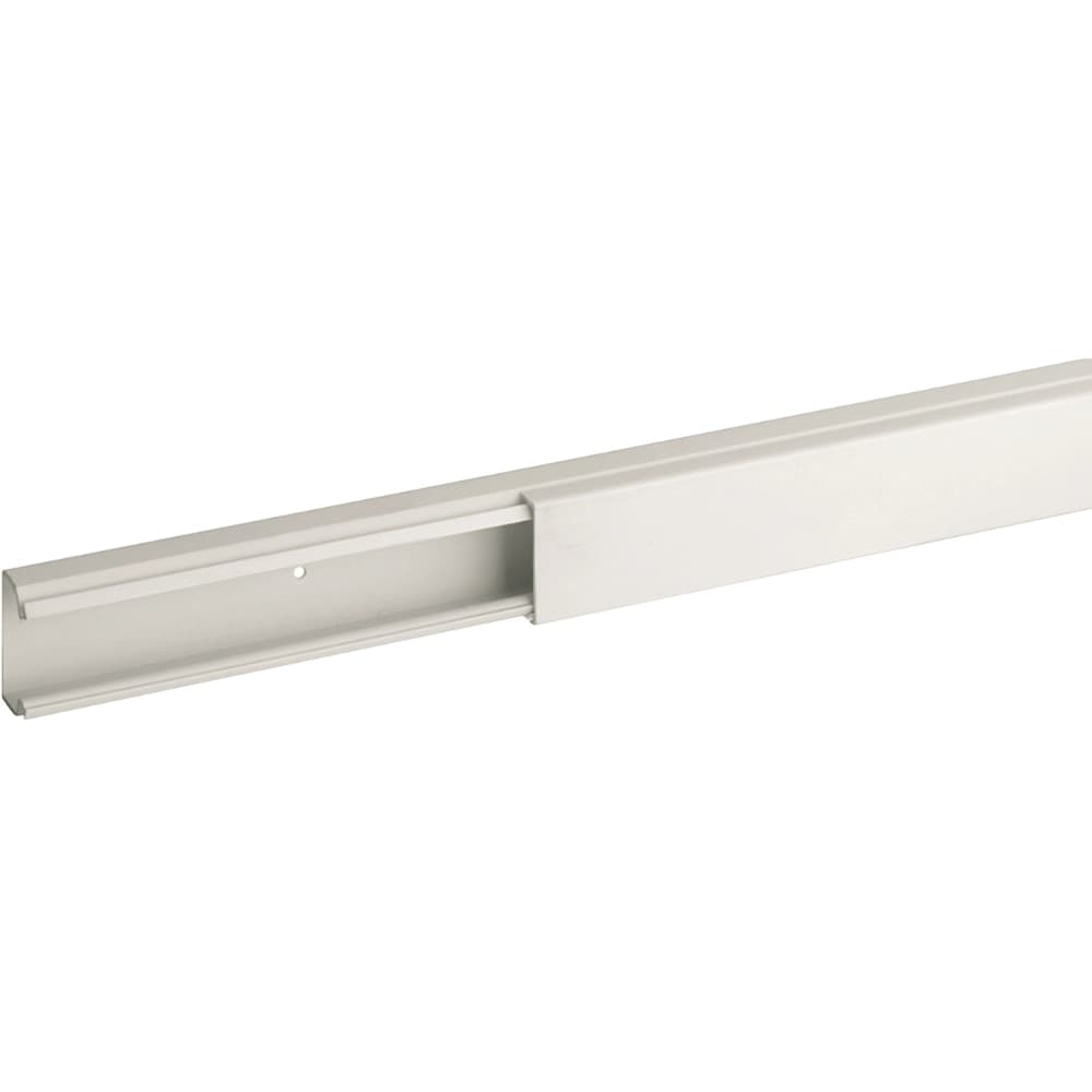 Minicanale 2 scomparti con coperchio standard bianco TMC 40/2x17 W - Prezzo al metro