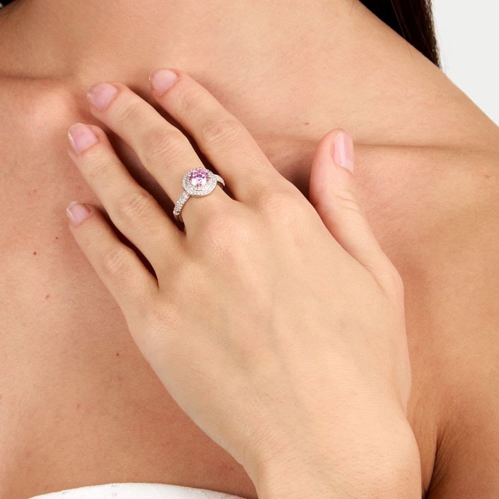 Anello Morellato Tesori Donna Argento 925 Rosa (SAIW276) - 5