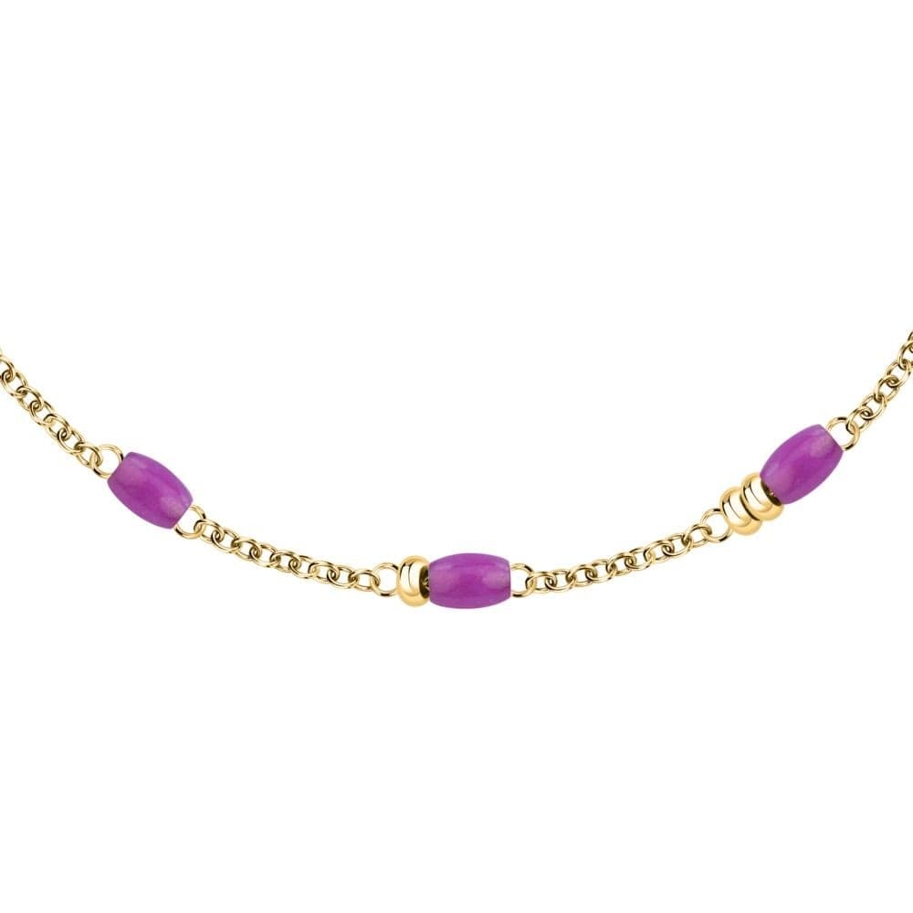 Cavigliera Morellato Colori Donna Dorata Viola (SAXQ20) - 2