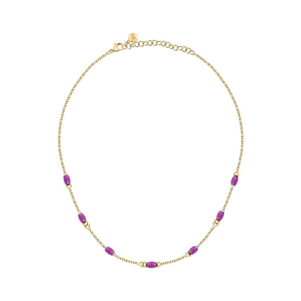 Collana Morellato Colori Donna Dorata Viola (SAXQ03) - 2