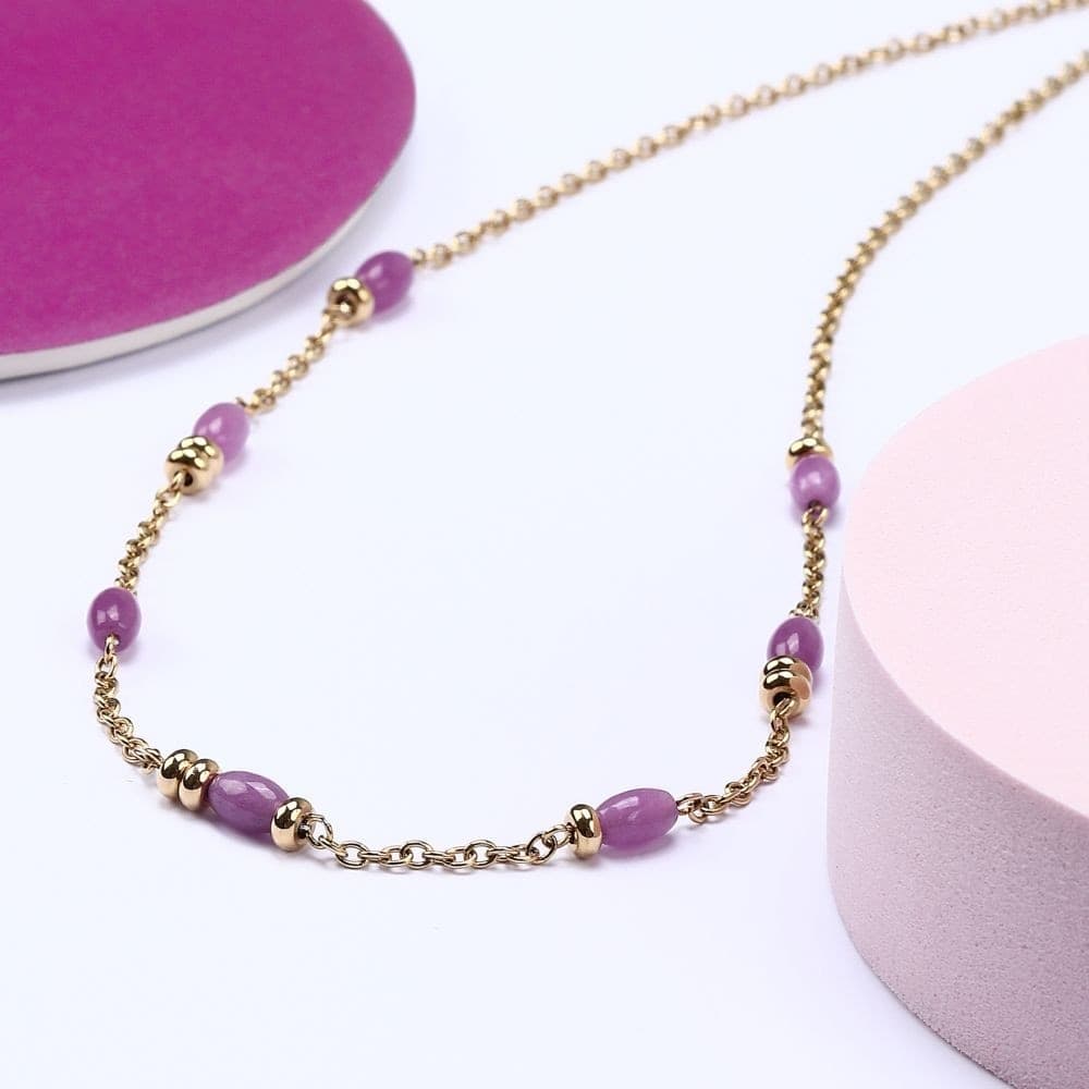 Collana Morellato Colori Donna Dorata Viola (SAXQ03) - 4