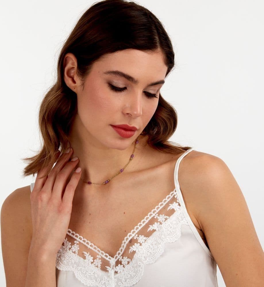 Collana Morellato Colori Donna Dorata Viola (SAXQ03) - 5
