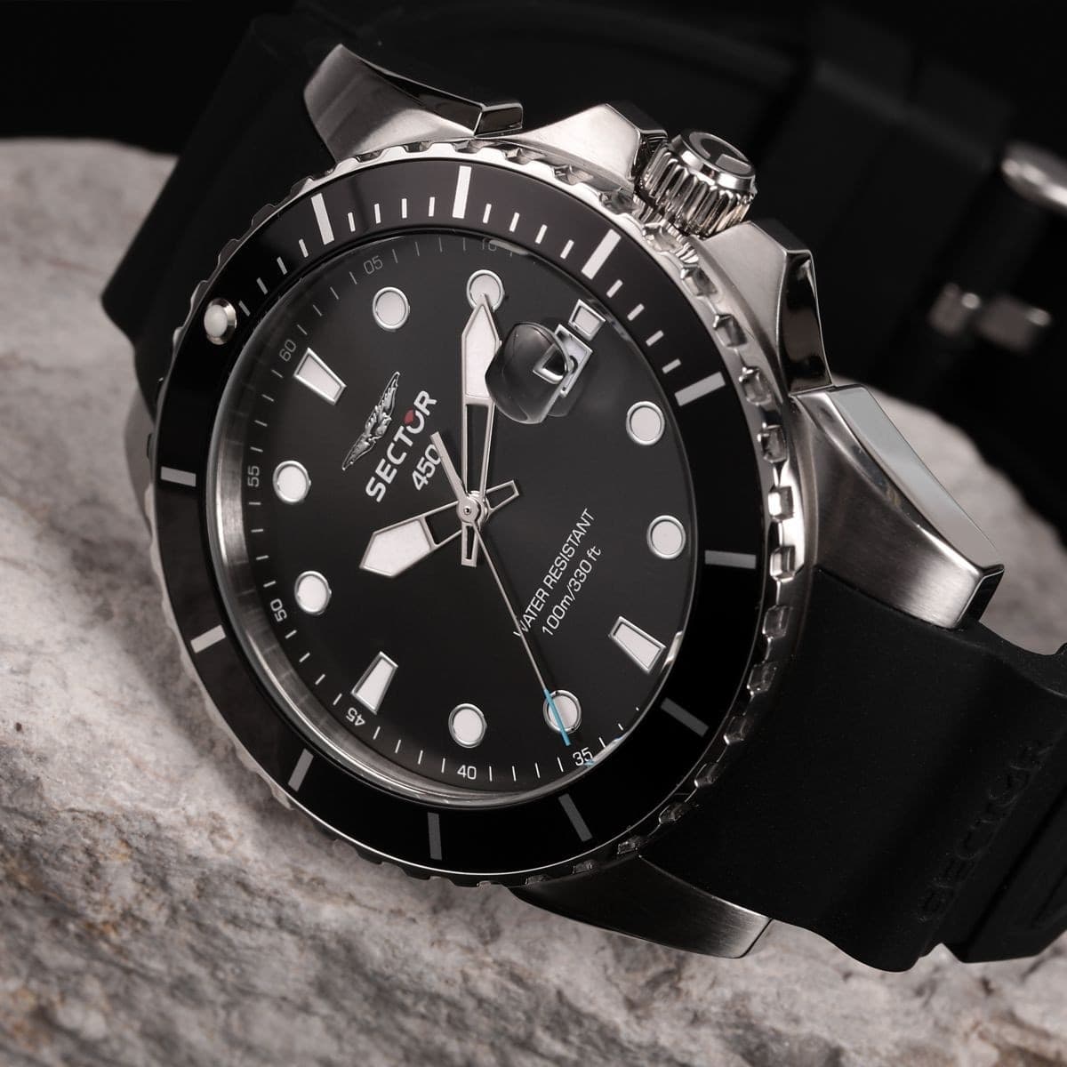Sector 450 – Orologio Uomo Data Gomma Nero (R3251276002) - 5