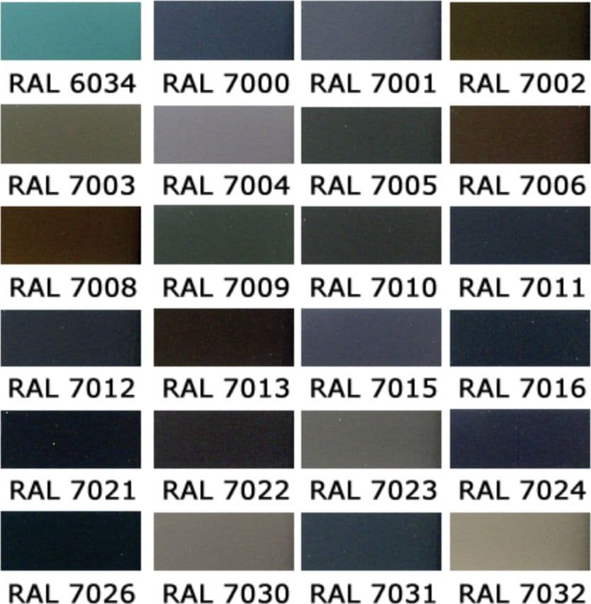 Royaltix 750ml, tutti i RAL serie 7000, smalto all' acqua vernice diretta su lamiera, acciaio e alluminio - 7