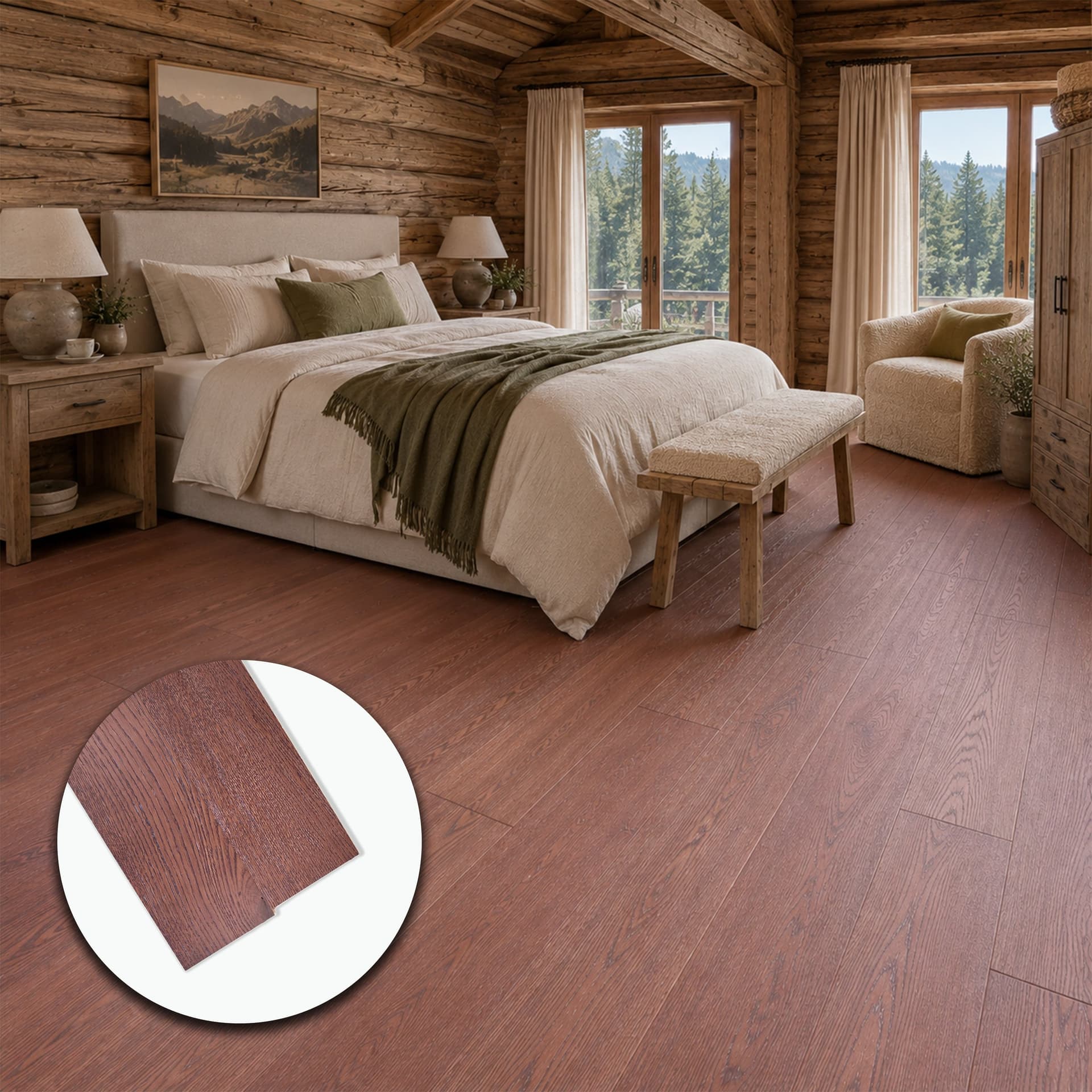 Parquet Prefinito in Rovere Gold Garbelotto Anticato Spazzolato Verniciato Senza Bisello – Formati Misti – Lotto 142 mq - 2