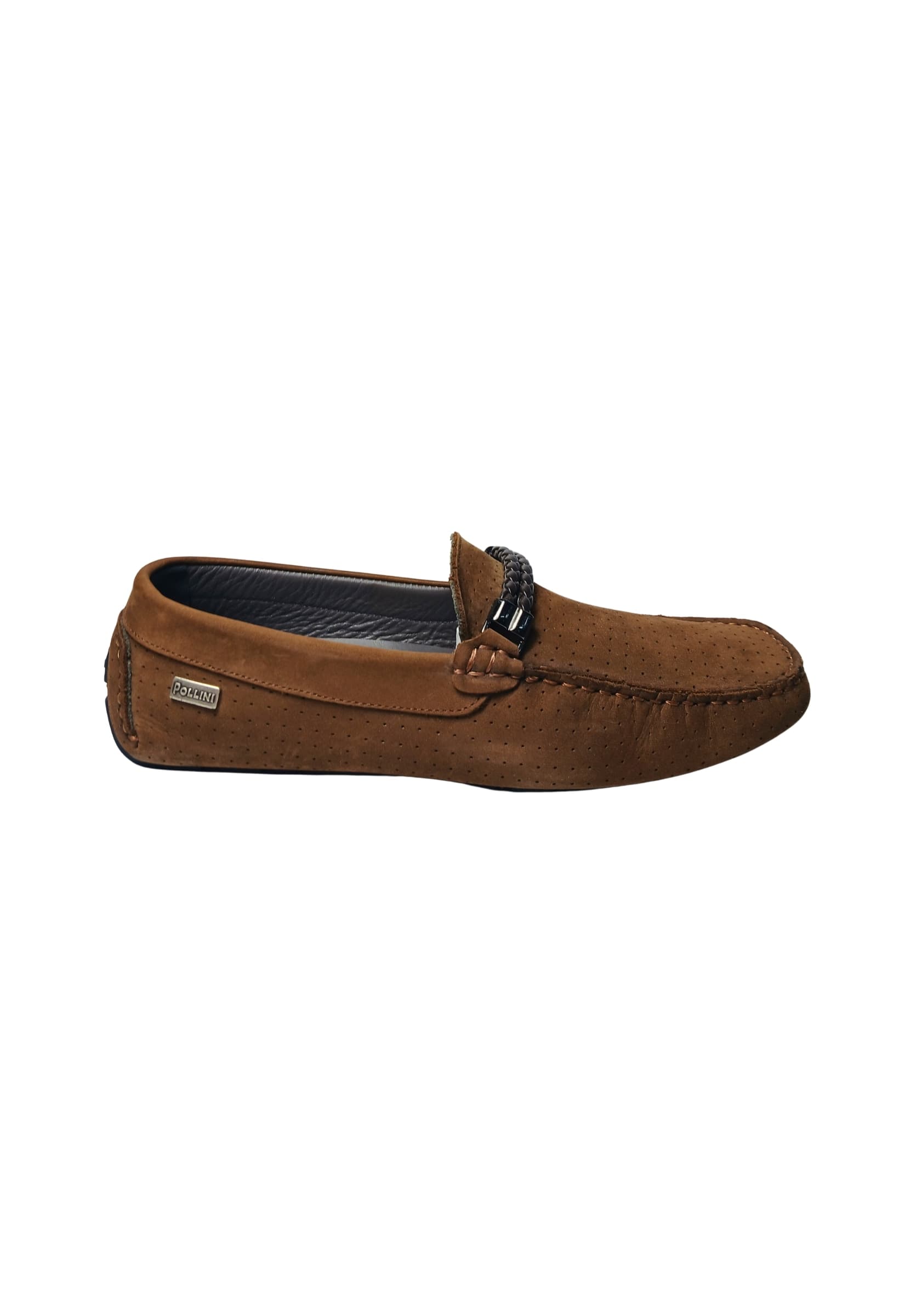 POLLINI SB10690GOGUL0301 Pollini Uomo Camoscio Marrone - 6