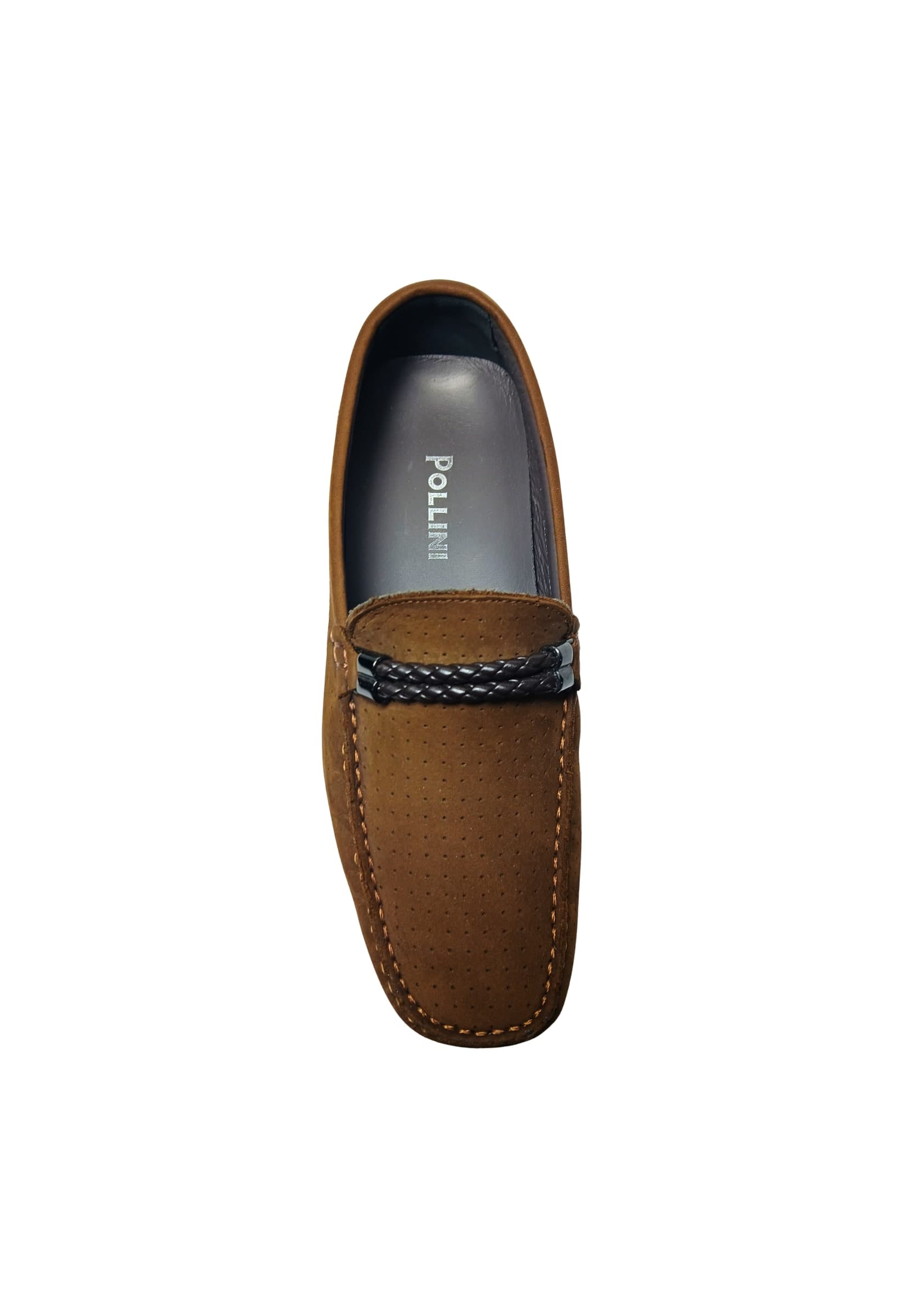POLLINI SB10690GOGUL0301 Pollini Uomo Camoscio Marrone - 3