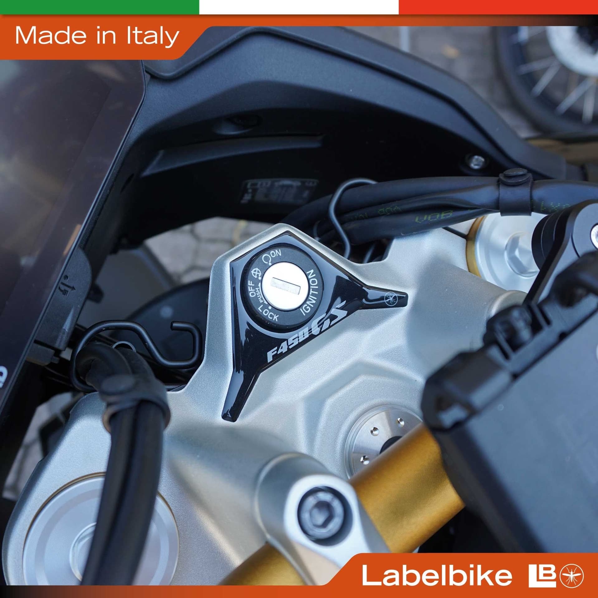 Adesivo 3D Protezione Chiave moto compatibile con Bmw F 450 GS 2026 - 3