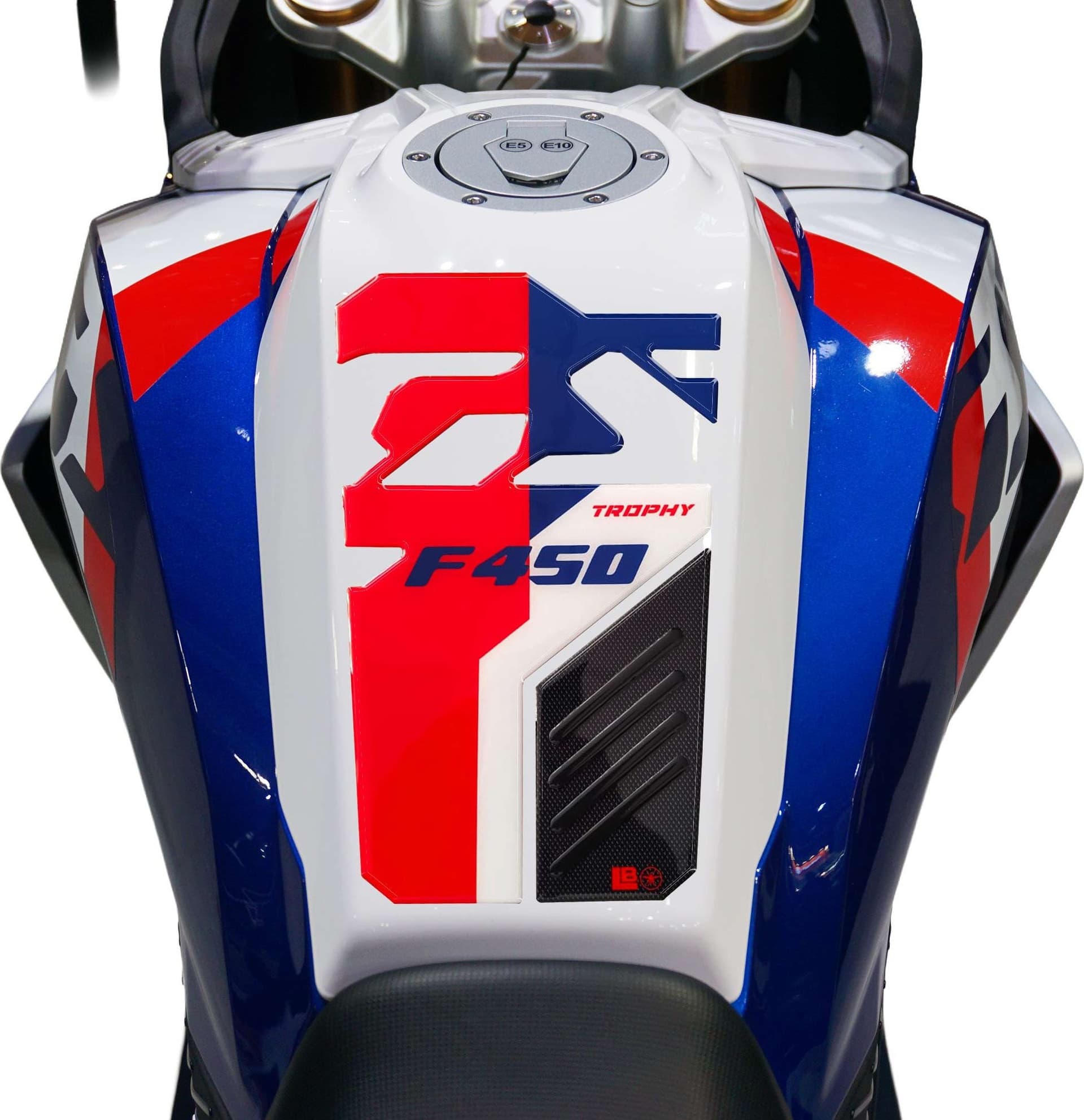 Adesivo 3D Paraserbatoio Protezione moto compatibile con Bmw F 450 GS 2026 - 1