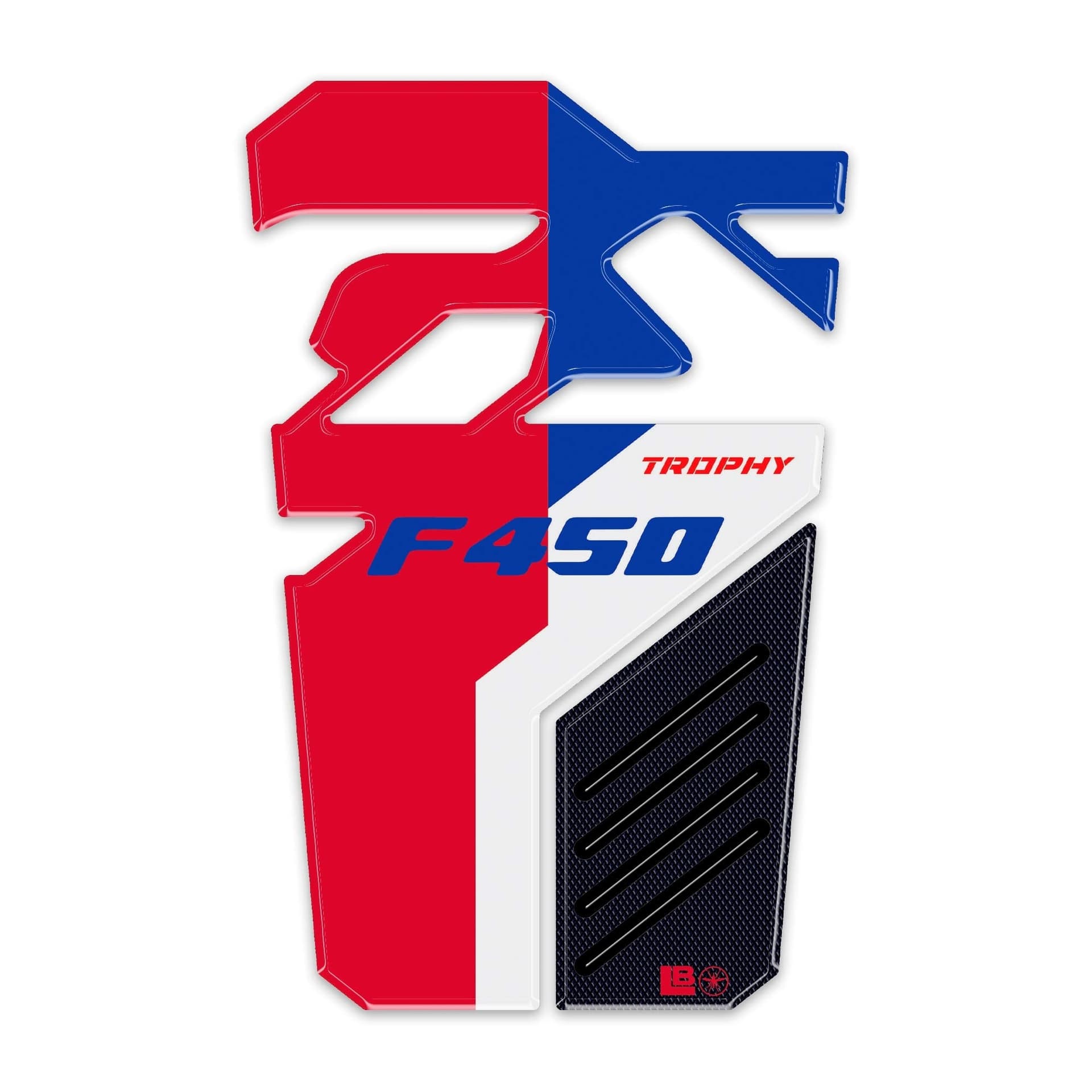 Adesivo 3D Paraserbatoio Protezione moto compatibile con Bmw F 450 GS 2026 - 2