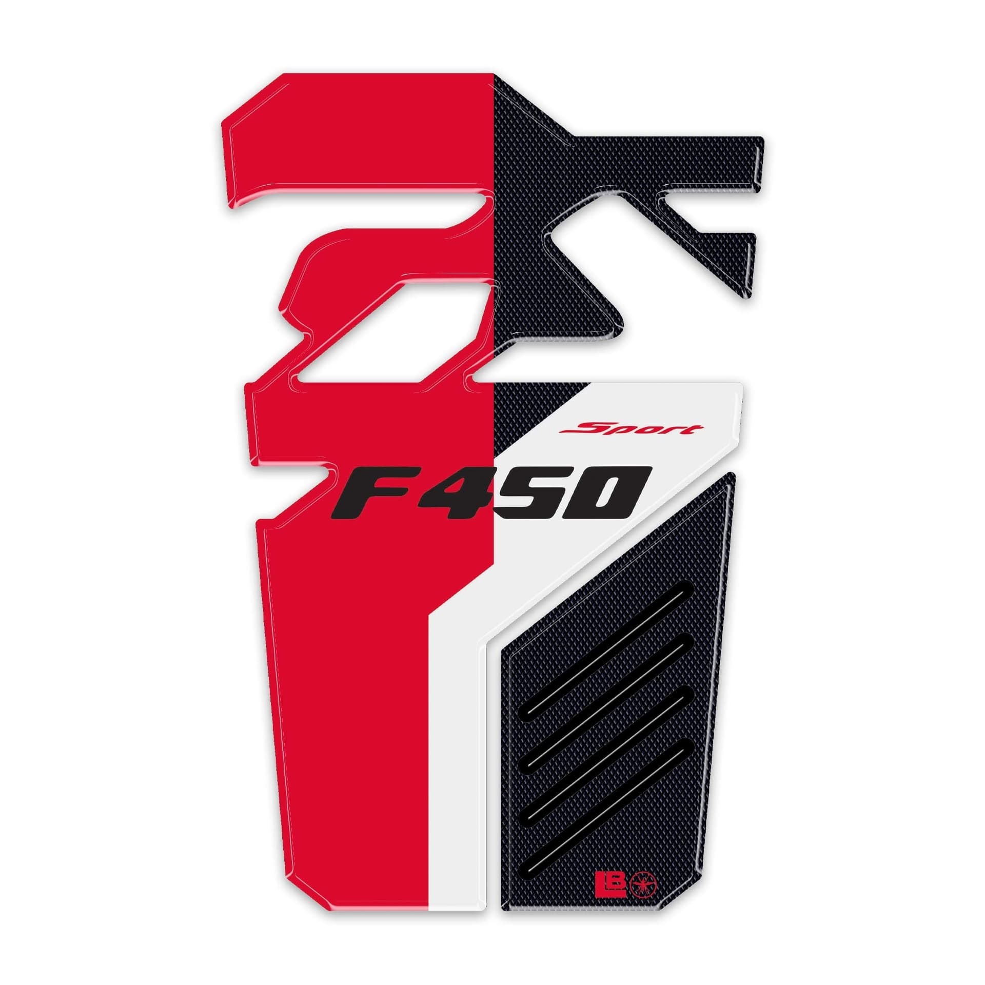 Adesivo 3D Paraserbatoio Protezione moto compatibile con Bmw F 450 GS 2026 - 16
