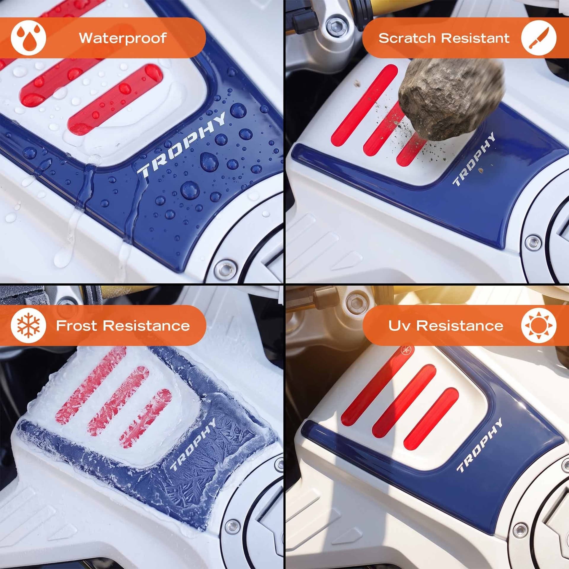 Sopraserbatoio Protezione Adesiva moto compatibile con Bmw F 450 GS 2026 - 4