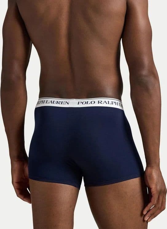 Boxer 3 Pack ! Polo Ralph Lauren Cavallino - Blu - Blu Cotone Elasticizzato – Lusso e Comfort Premium - 3