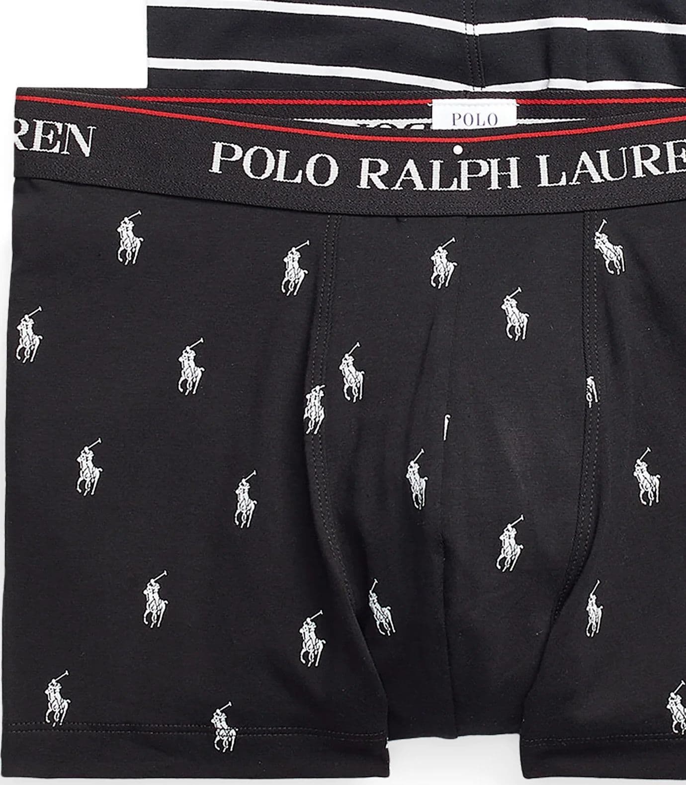 Boxer 3 Pack ! Polo Ralph Lauren Cavallino - Righe - Nero Cotone Elasticizzato – Lusso e Comfort Premium - 2