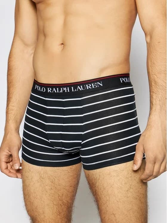 Boxer 3 Pack ! Polo Ralph Lauren Cavallino - Righe - Nero Cotone Elasticizzato – Lusso e Comfort Premium - 4