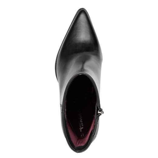 Tamaris stivalletti donna in pelle black 25394 47 - 9