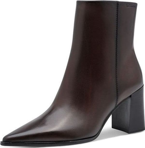Tamaris stivaletti donna in pelle mahogany marrone 25394 47 - 2