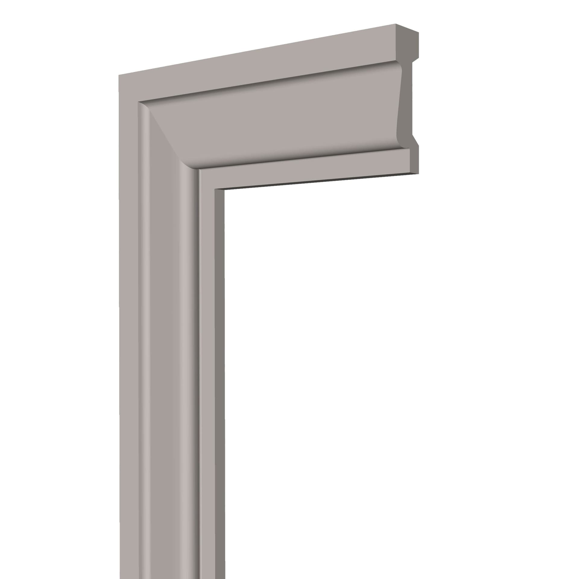 Cornice - profilo - battiscopa per ESTERNO Decorest in polistrutturato inscalfibile 100x25mm (prezzo al metro) - 4