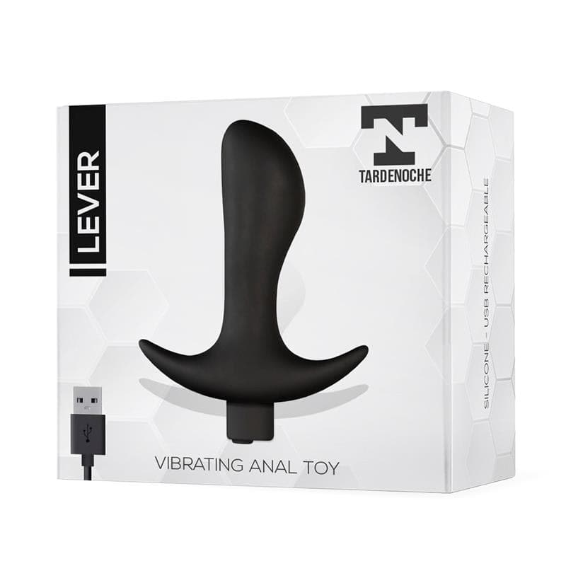 Tardenoche Lever Plug Anale Vibrante 12 Silicone 10 Vibrazioni USB Ricaricabile - 5