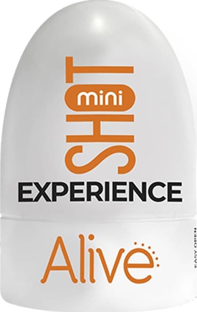 Alive Mini Shot Experience Masturbatore Uomo TPE Texturizzato Pocket Riutilizzabile - 2