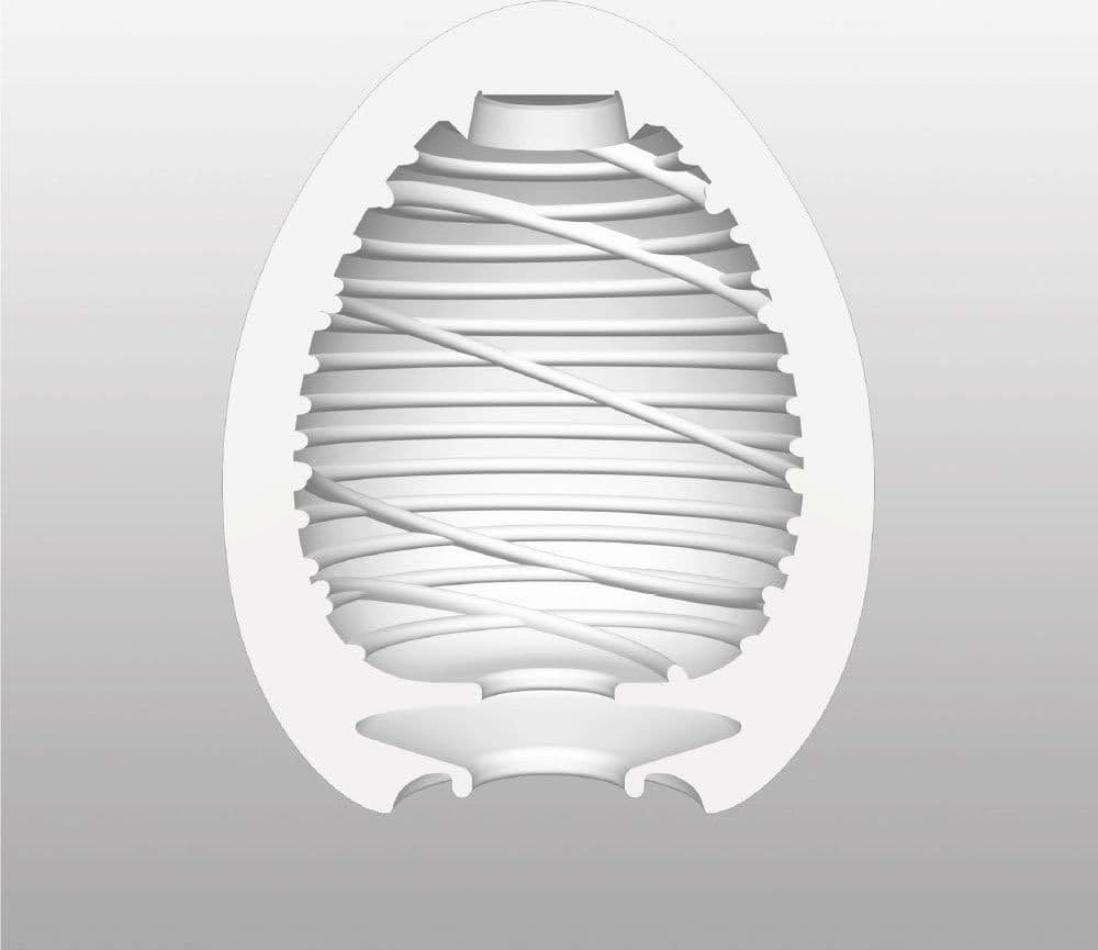 Uovo TENGA Egg Silky II mini Masturbatore TPE Elastico Texturizzato Lubrificante - 2
