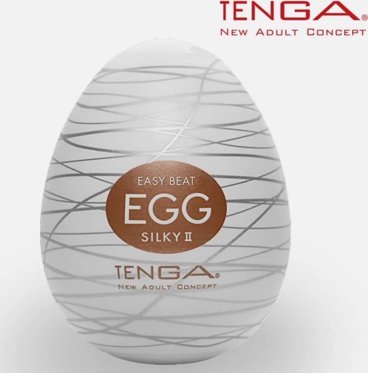 Uovo TENGA Egg Silky II mini Masturbatore TPE Elastico Texturizzato Lubrificante - 5