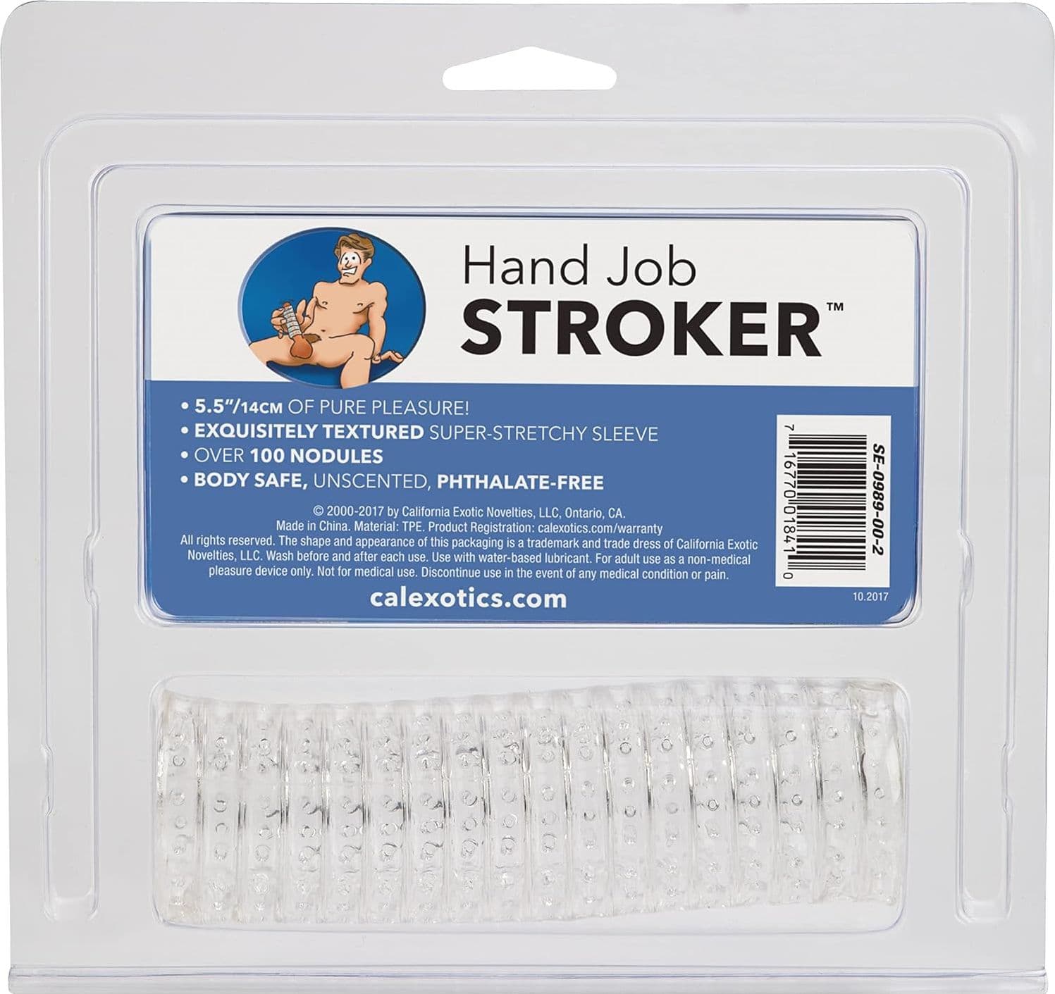 CalExotics Hand Job Stroker Masturbatore Uomo Silicone Texturizzato Elastico - 3