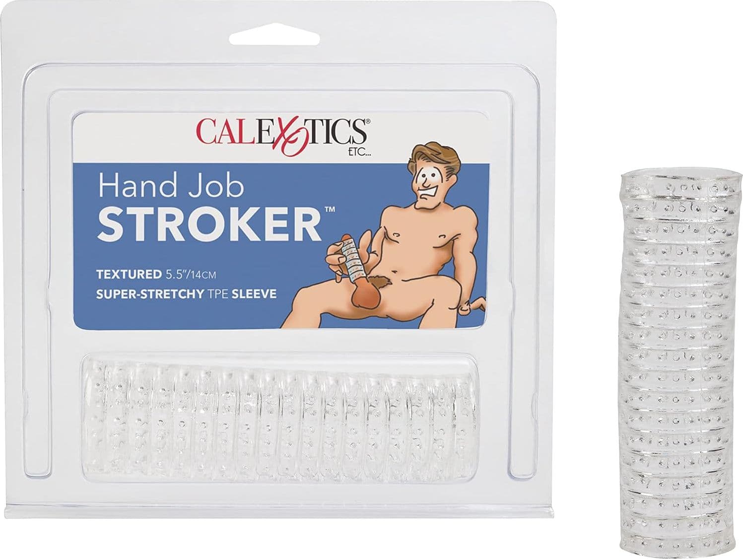 CalExotics Hand Job Stroker Masturbatore Uomo Silicone Texturizzato Elastico - 6
