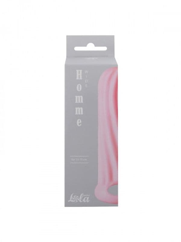 Guaina pene per aumento larghezza Wide testurizzata doppia ultra soft - 3