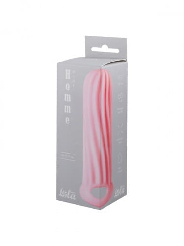 Guaina pene per aumento larghezza Wide testurizzata doppia ultra soft - 4
